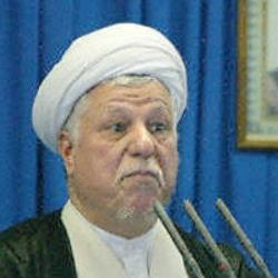 Deep funneled image of Akbar Hashemi Rafsanjani