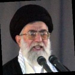 Deep funneled image of Ali Khamenei