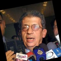 Deep funneled image of Amr Moussa