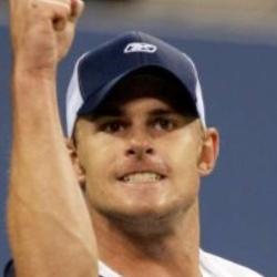 Deep funneled image of Andy Roddick