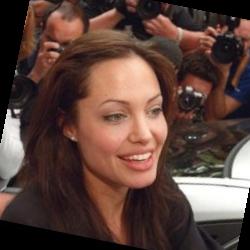 Deep funneled image of Angelina Jolie