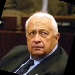 Deep funneled image of Ariel Sharon