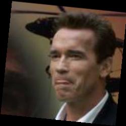 Deep funneled image of Arnold Schwarzenegger