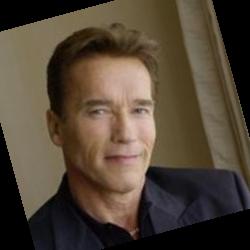 Deep funneled image of Arnold Schwarzenegger