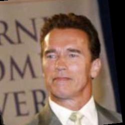 Deep funneled image of Arnold Schwarzenegger