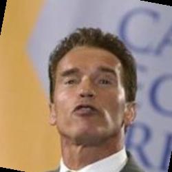 Deep funneled image of Arnold Schwarzenegger