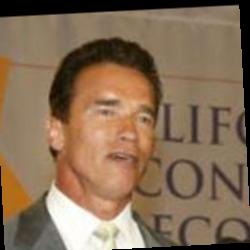 Deep funneled image of Arnold Schwarzenegger