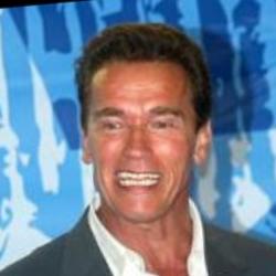 Deep funneled image of Arnold Schwarzenegger