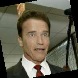 Deep funneled image of Arnold Schwarzenegger