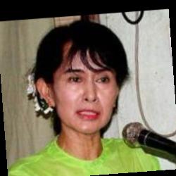 Deep funneled image of Aung San Suu Kyi