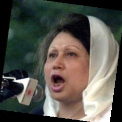 Deep funneled image of Begum Khaleda Zia