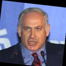 Deep funneled image of Benjamin Netanyahu