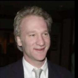 Deep funneled image of Bill Maher