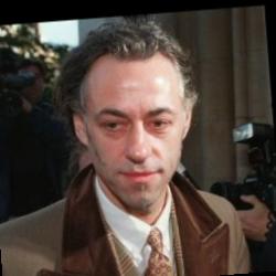 Deep funneled image of Bob Geldof