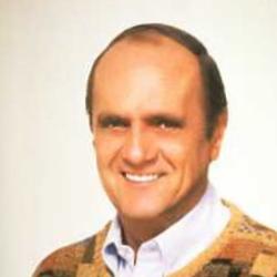 Deep funneled image of Bob Newhart