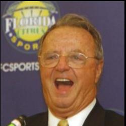 Deep funneled image of Bobby Bowden