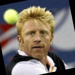 Deep funneled image of Boris Becker