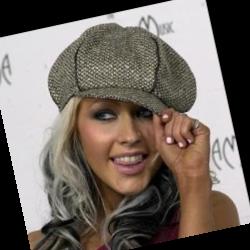 Deep funneled image of Christina Aguilera