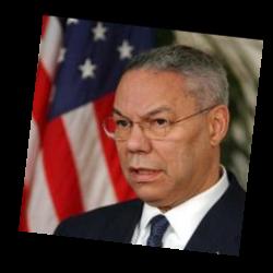 Deep funneled image of Colin Powell