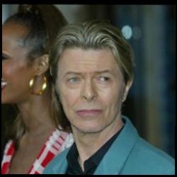 Deep funneled image of David Bowie