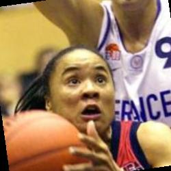 Deep funneled image of Dawn Staley