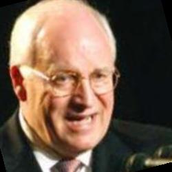 Deep funneled image of Dick Cheney