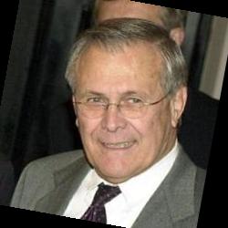 Deep funneled image of Donald Rumsfeld