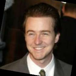 Deep funneled image of Edward Norton