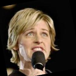 Deep funneled image of Ellen DeGeneres