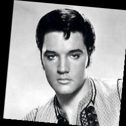 Deep funneled image of Elvis Presley