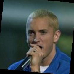 Deep funneled image of Eminem
