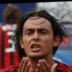 Deep funneled image of Filippo Inzaghi