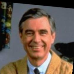 Deep funneled image of Fred Rogers