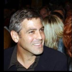 Deep funneled image of George Clooney