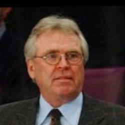 Deep funneled image of Glen Sather