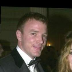 Deep funneled image of Guy Ritchie