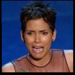 Deep funneled image of Halle Berry