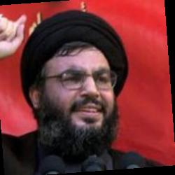 Deep funneled image of Hassan Nasrallah