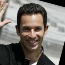 Deep funneled image of Helio Castroneves