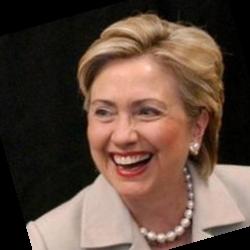 Deep funneled image of Hillary Clinton