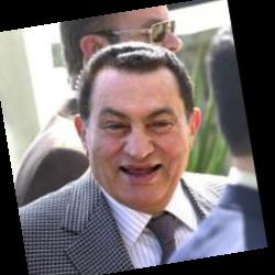 Deep funneled image of Hosni Mubarak