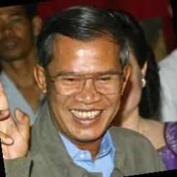 Deep funneled image of Hun Sen