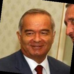 Deep funneled image of Islam Karimov