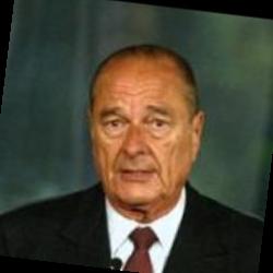 Deep funneled image of Jacques Chirac