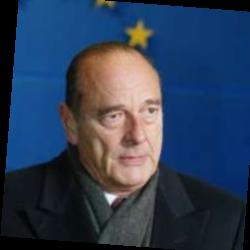 Deep funneled image of Jacques Chirac