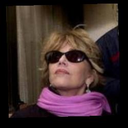 Deep funneled image of Jane Fonda