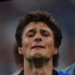 Deep funneled image of Javier Zanetti