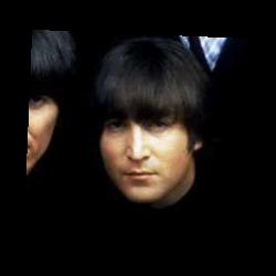Deep funneled image of John Lennon