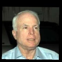 Deep funneled image of John McCain