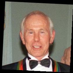 Deep funneled image of Johnny Carson